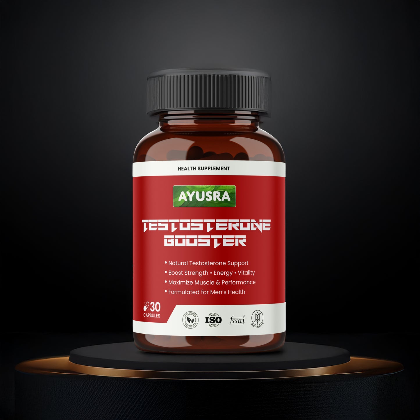 Ayusra Testosterone Booster ! 30 CAPSULES