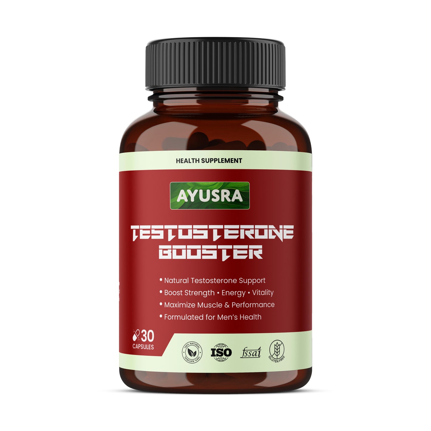 Ayusra Testosterone Booster ! 30 CAPSULES