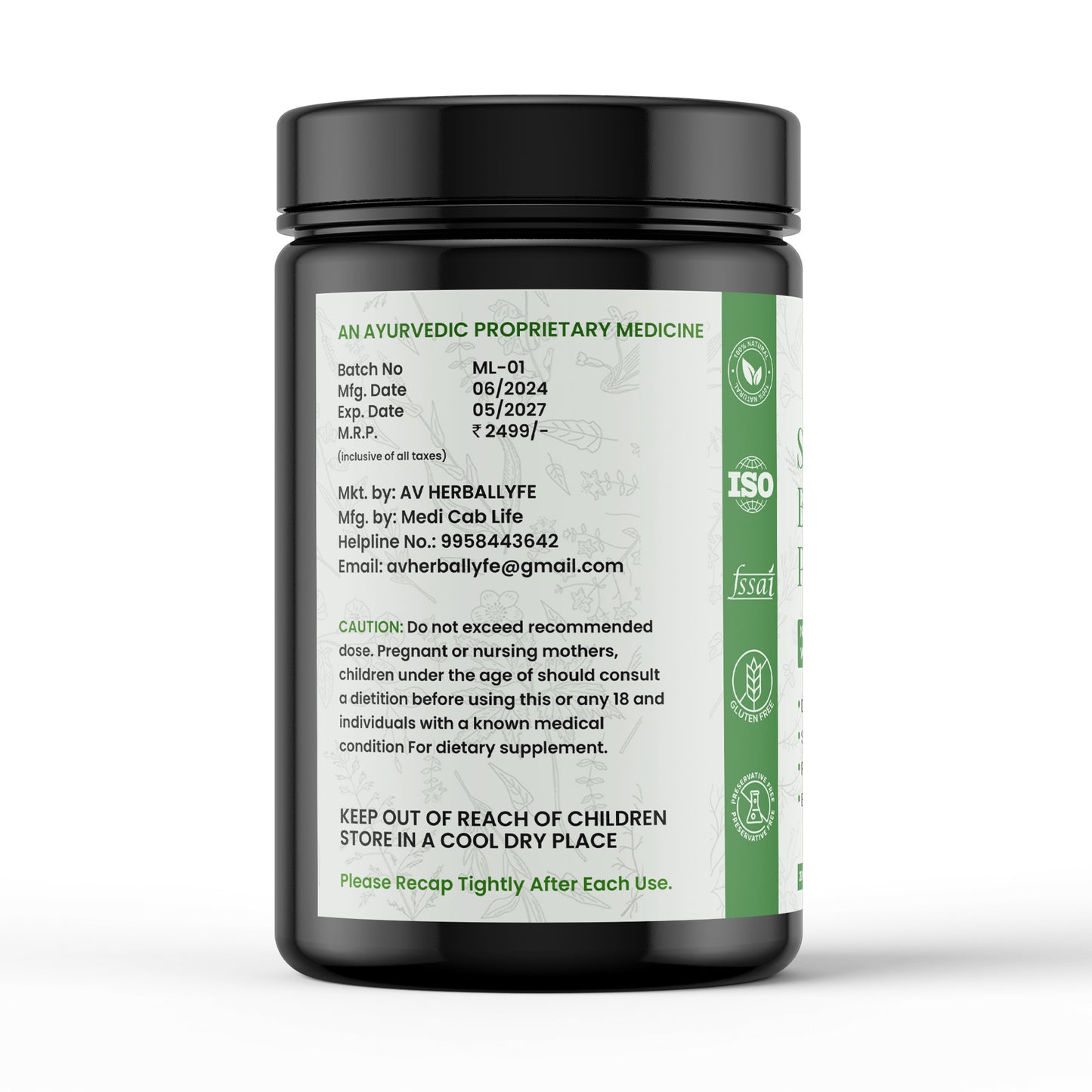 Ayusra Slimming Belly Powder