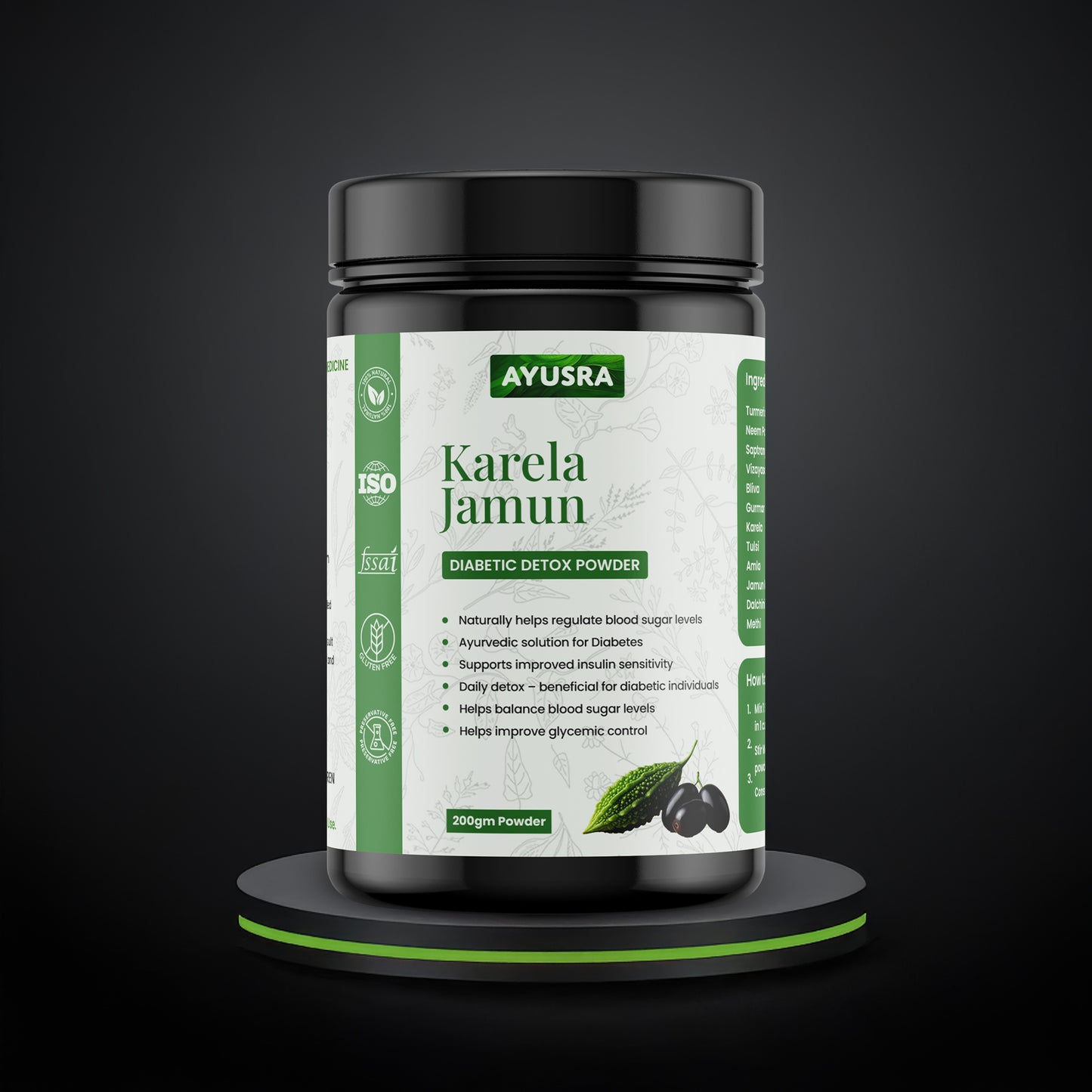 Ayusra Karela Jamun Powder
