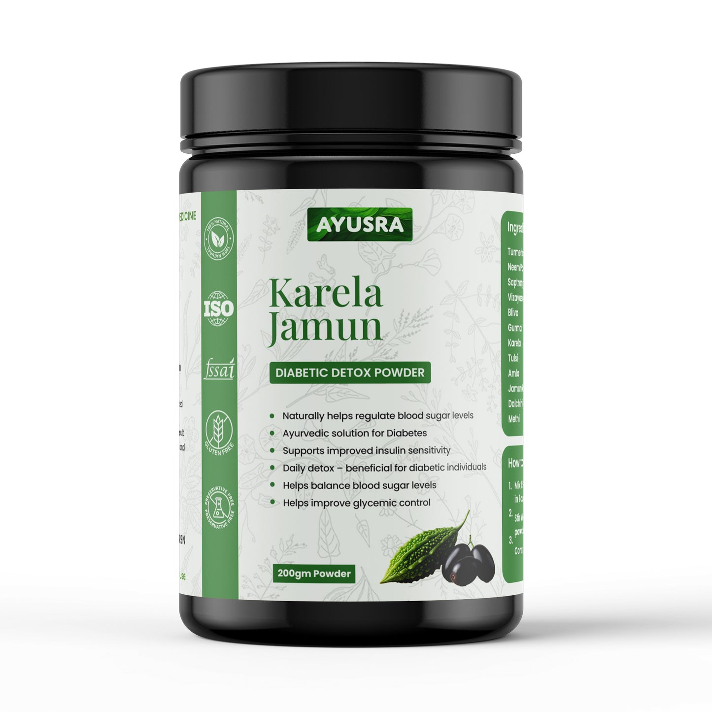 Ayusra Karela Jamun Powder