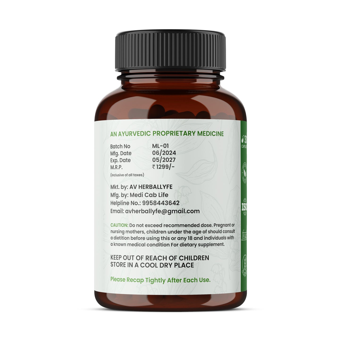 Ayusra Ashwagandha Tablets & Capsules