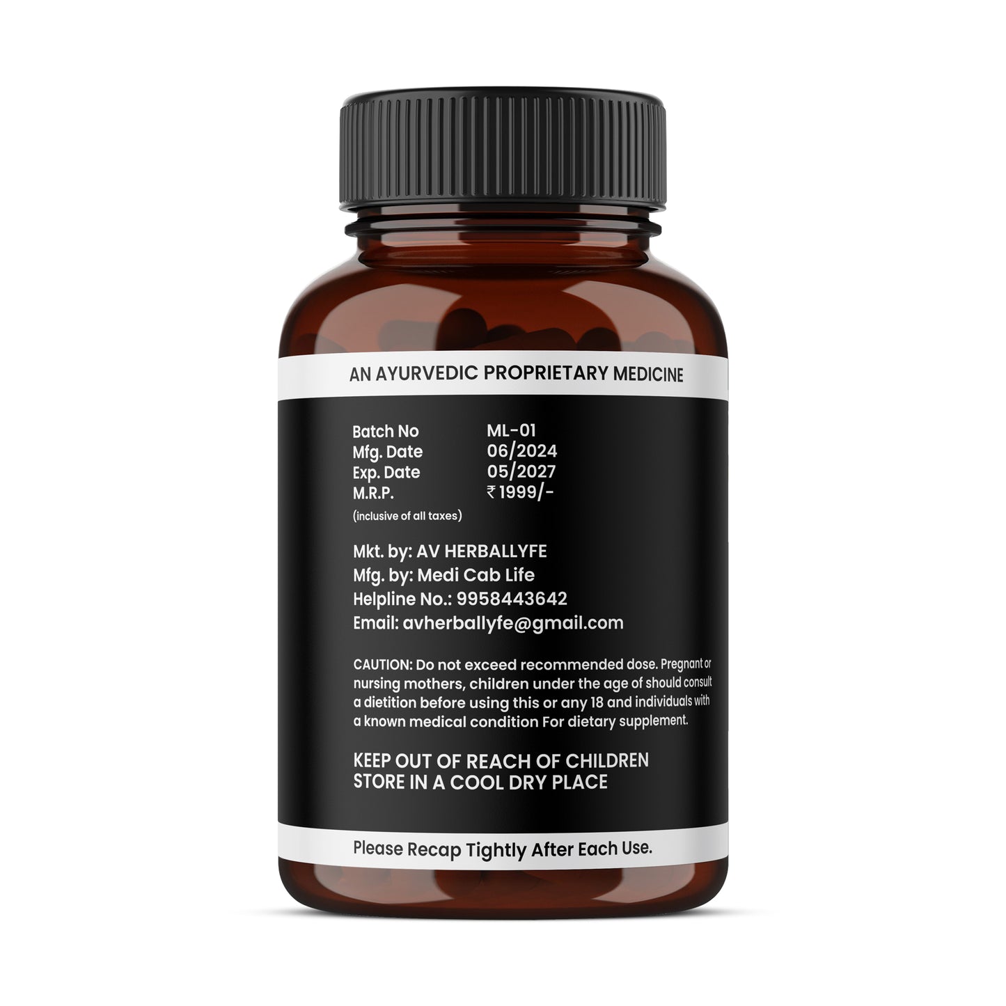 Ayusra XCEL MAN Tablets