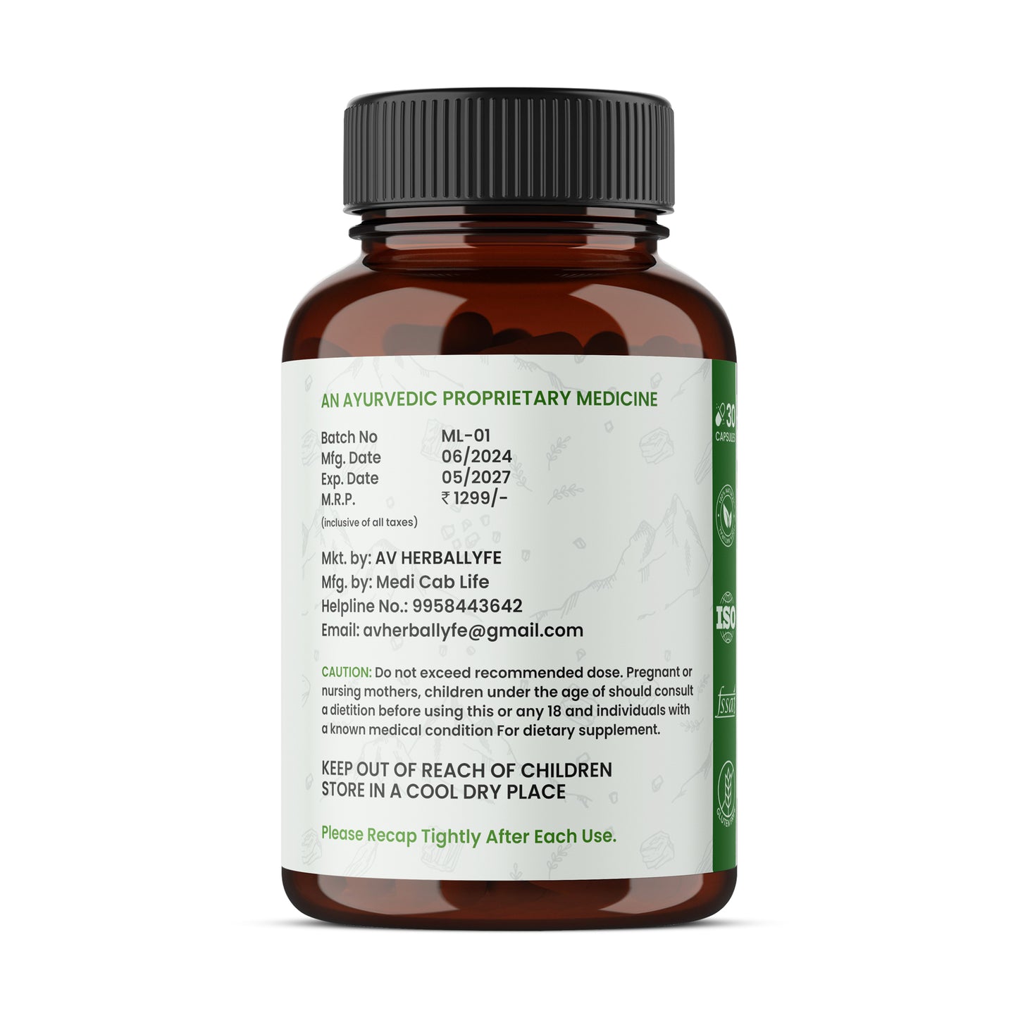 Ayusra Pure Shilajit Tablet